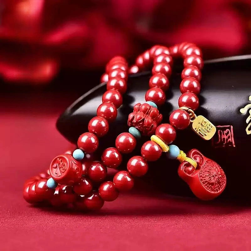 Eastculture Long pendant Bracelet - Health & Longevity Blessing