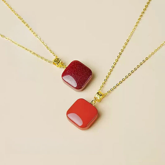 Eastculture Square Prosperity Necklace - Attract Abundance