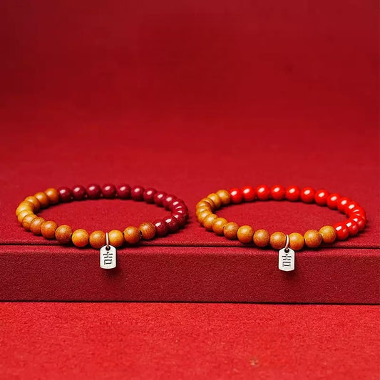 Eastculture Two-color auspicious cards Bracelet - Increase wealth