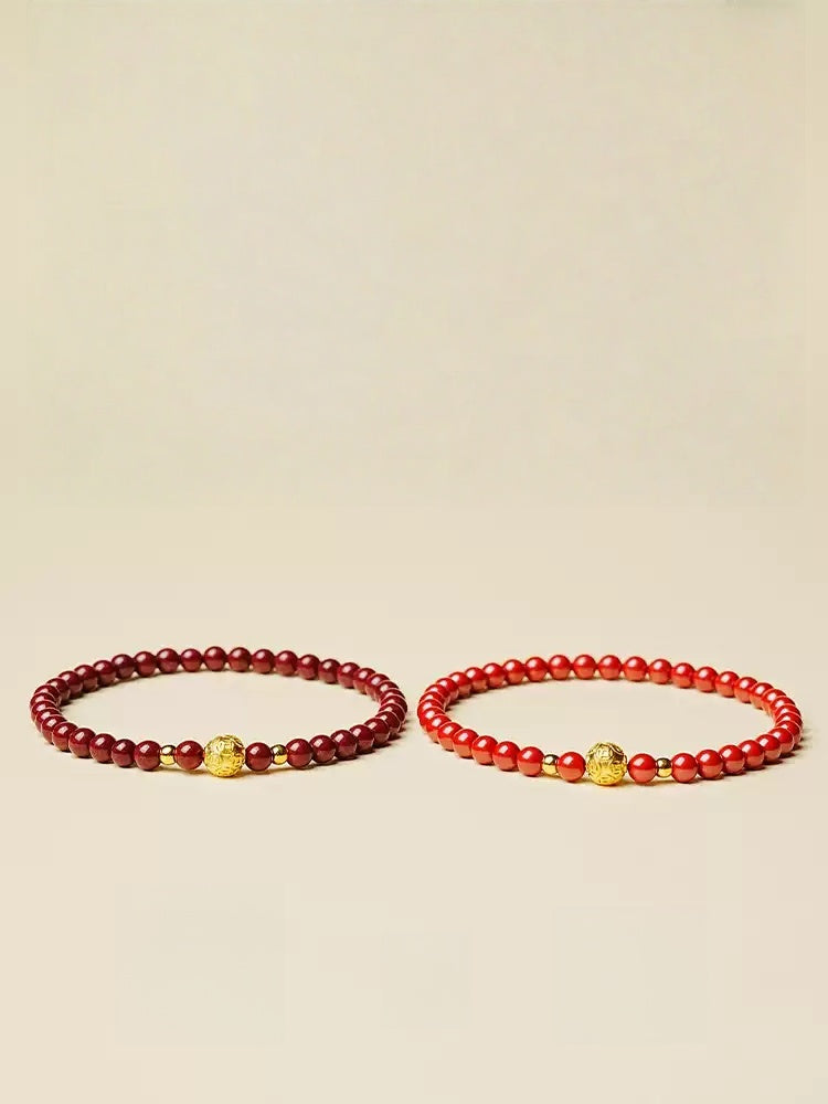Eastculture Golden Rune Bead Bracelet - Remove Bad Luck