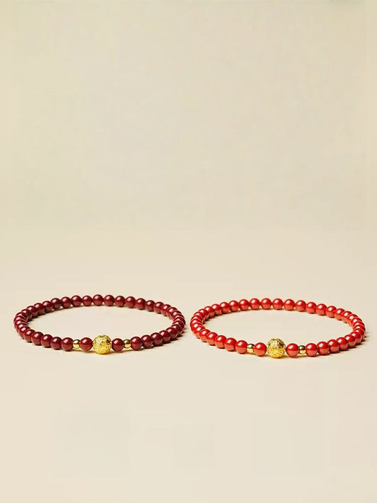 Eastculture Golden Rune Bead Bracelet - Remove Bad Luck