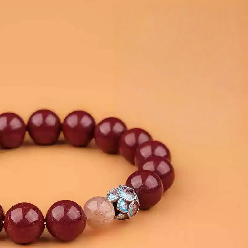 Eastculture Blue Lotus Bracelet - Health & Longevity Blessing