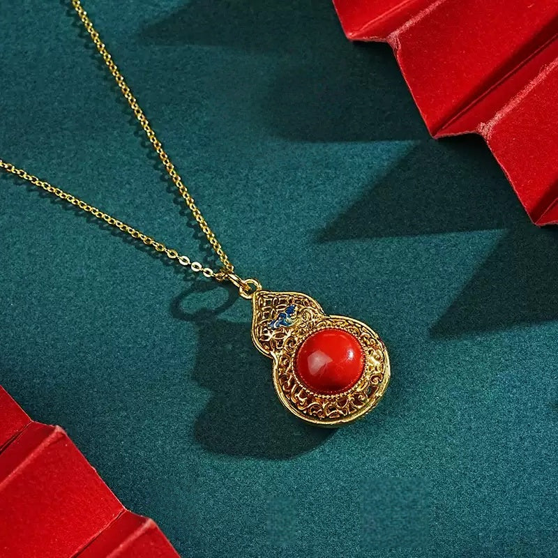 Eastculture Western Region Gourd Necklace - Remove Bad Luck