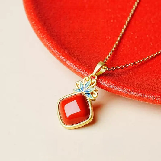 Eastculture Peacock Eye Necklace - Health & Longevity Blessing