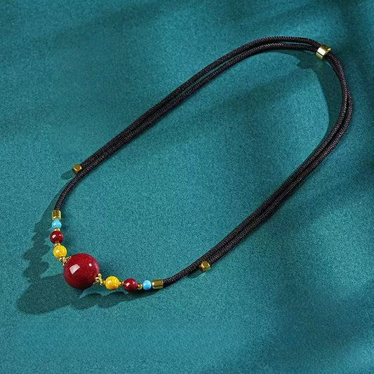 Eastculture Five Beads Return to One Protection Necklace - Ward Off Negativity