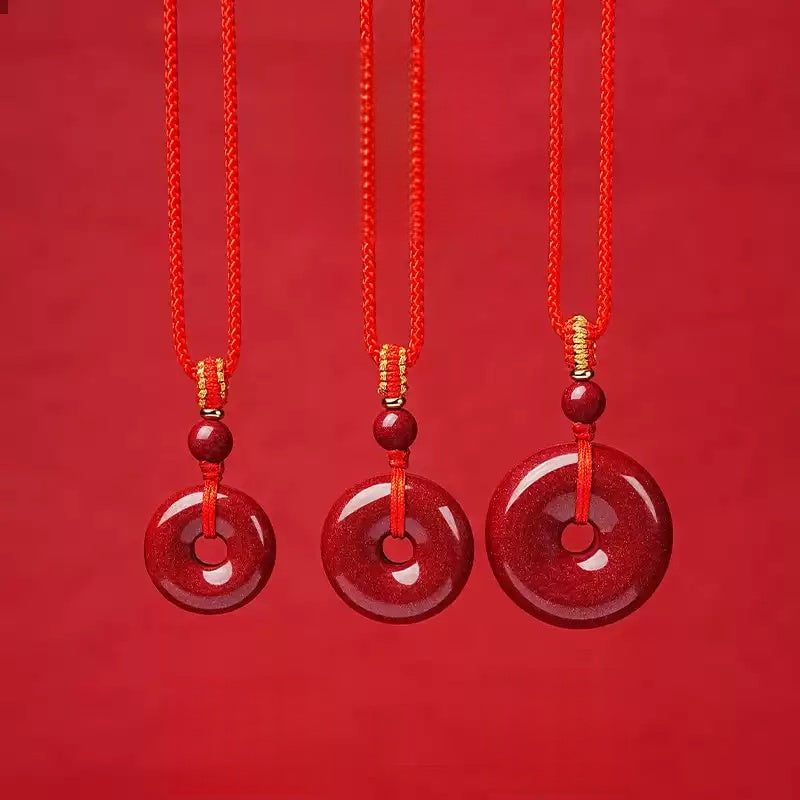 Eastculture Round jade Protection Necklace - Get love