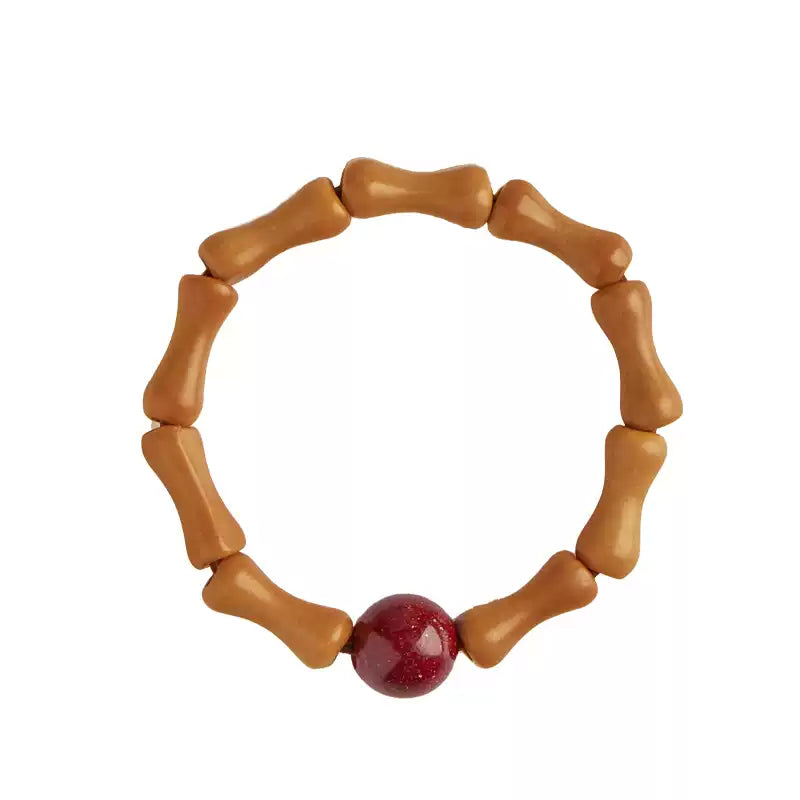 Eastculture Bamboo Ruby Ring- Increase wealth