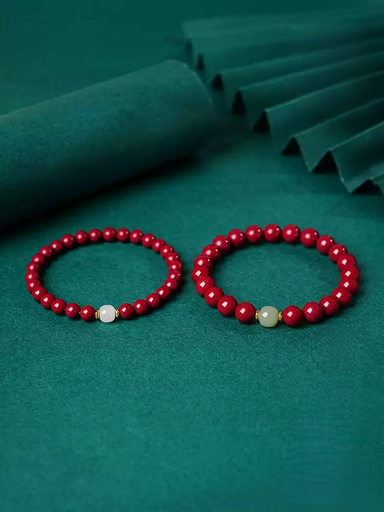 Eastculture Love White Jade Bracelet - Remove Bad Luck