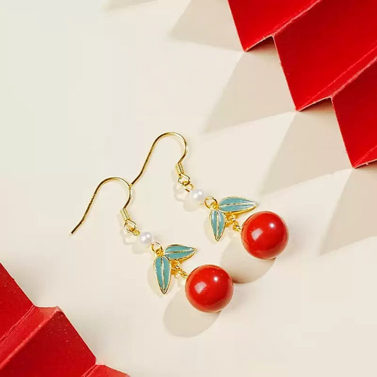 Eastculture High-end designer designs green leaves Earrings - Love Attractor