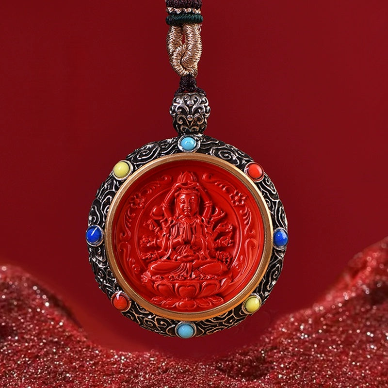 Eastculture Thousand-Armed Guanyin Protection Necklace - Get love