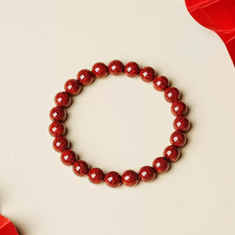 Eastculture Exploding Auspicious Cinnabar Bracelet - Get Love