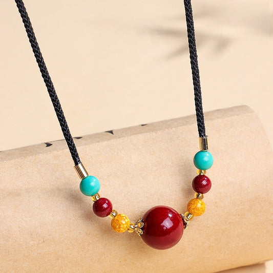 Eastculture Five Beads Return to One Necklace - Manifest True Love