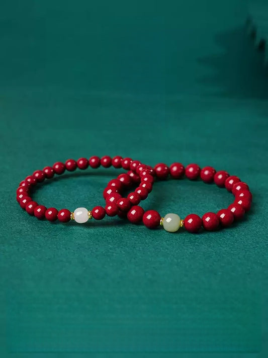 Eastculture Love White Jade Bracelet - Remove Bad Luck