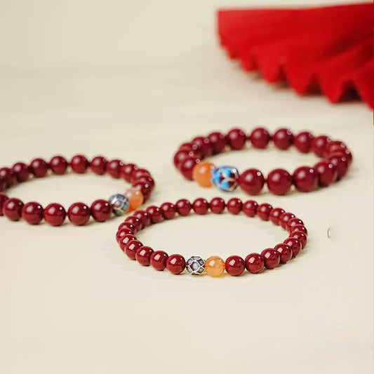 Eastculture Orange blue lotus Bracelet - Increase Luck