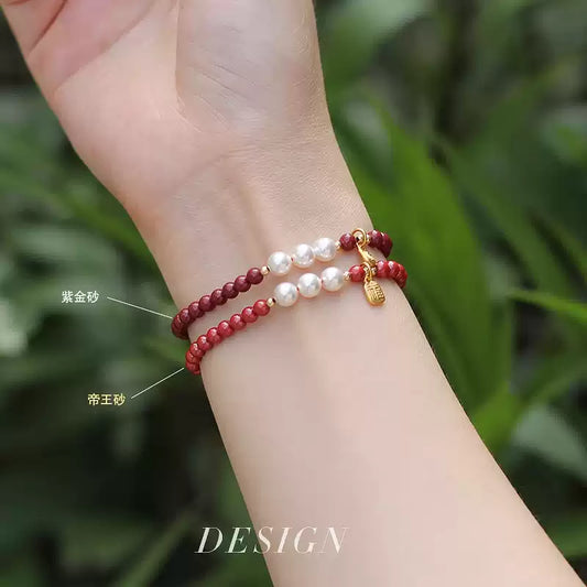 Eastculture Two-color Pearl Palace Bracelet - Get Love