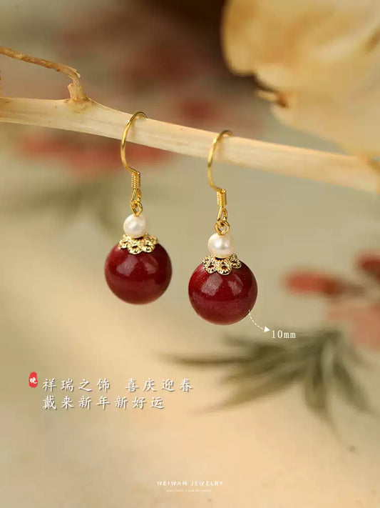 Eastculture Love Little White Jade Earrings -Feng Shui Metaphysics