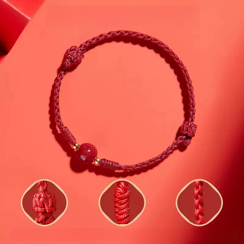 Eastculture Handmade red rope for good luck Bracelet - Health & Longevity Blessing