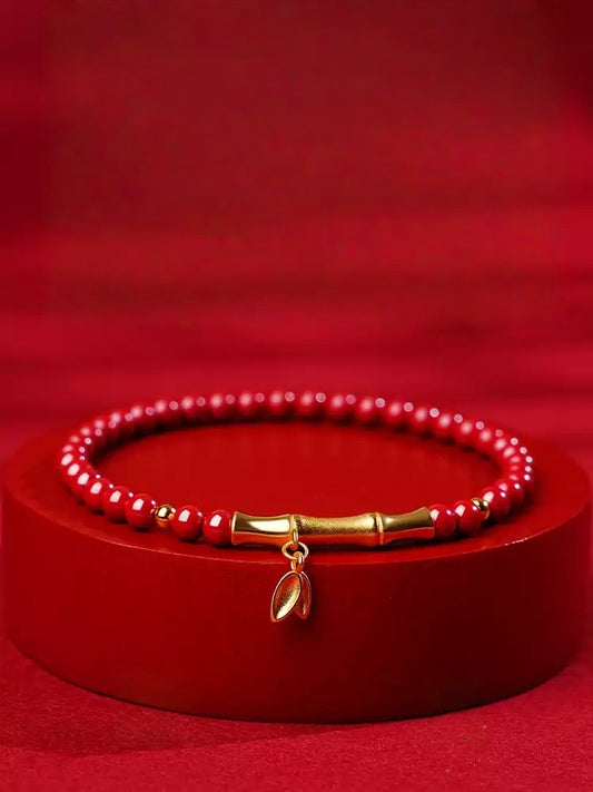 Eastculture Golden Bamboo Bracelet - Feng shui metaphysics