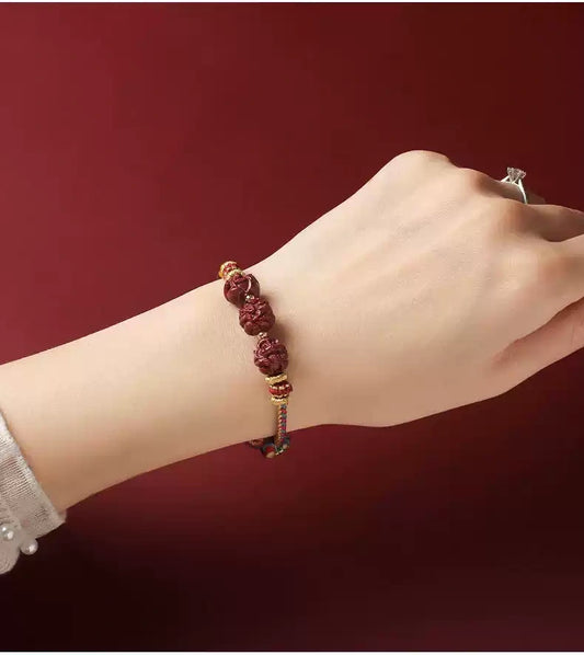 Eastculture Hand-woven rope Pixiu Bracelet - Health & Longevity Blessing