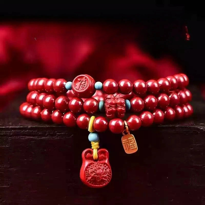 Eastculture Long pendant Bracelet - Health & Longevity Blessing