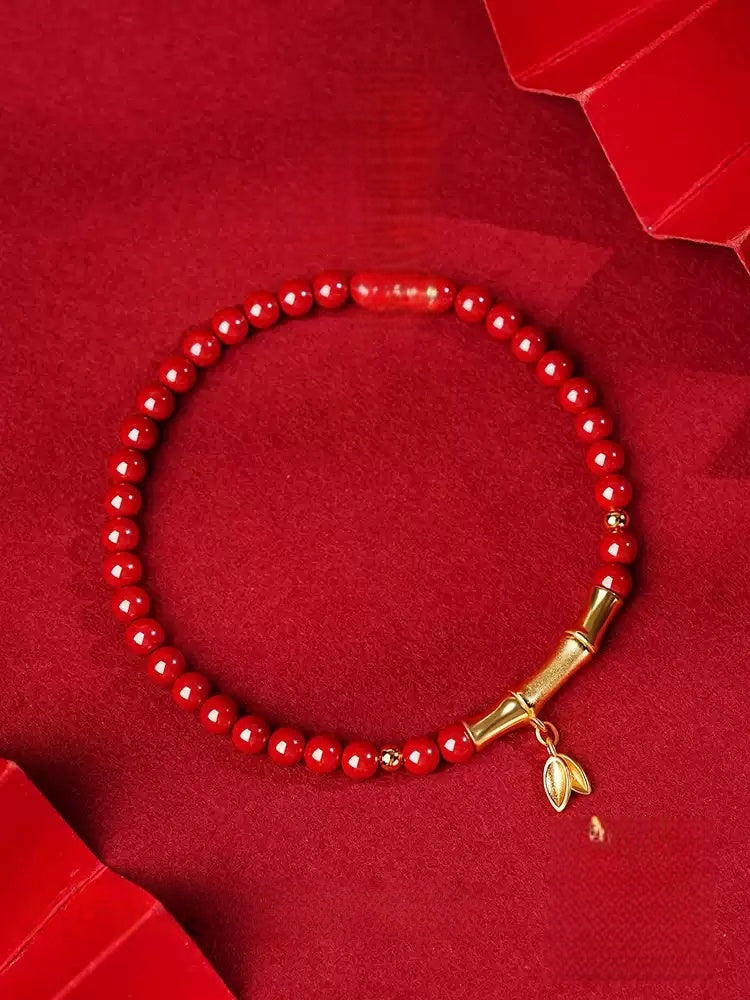 Eastculture Golden Bamboo Bracelet - Feng shui metaphysics