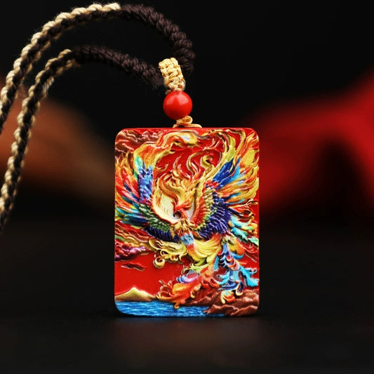 Eastculture Phoenix Soars Protection Necklace - Increase wealth
