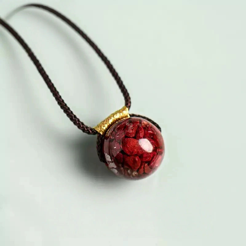 Eastculture crystal cracks Necklace - Unlock Financial Success