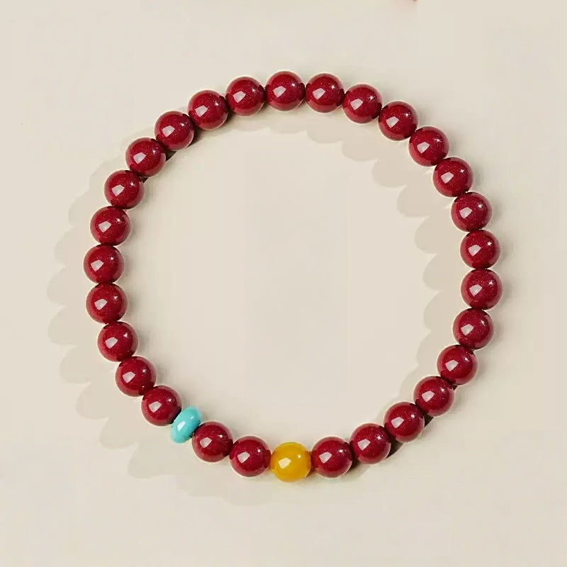 Eastculture Special red jade cinnabar Bracelet - Feng shui metaphysics