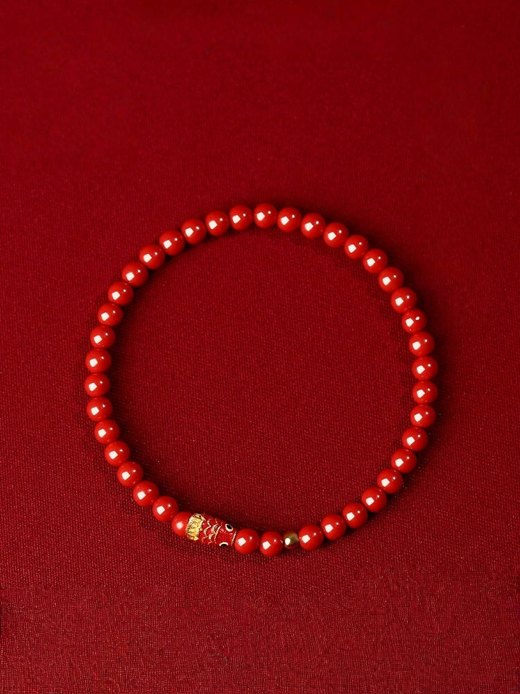 Eastculture Gold carp beads Bracelet - Remove Bad Luck