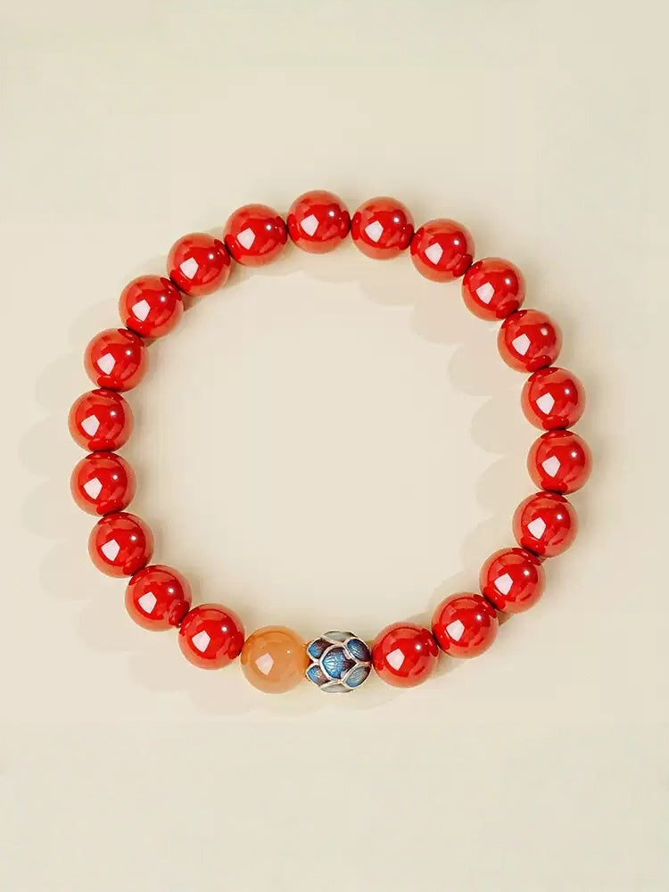 Eastculture Blue Lotus Bracelet - Remove Bad Luck