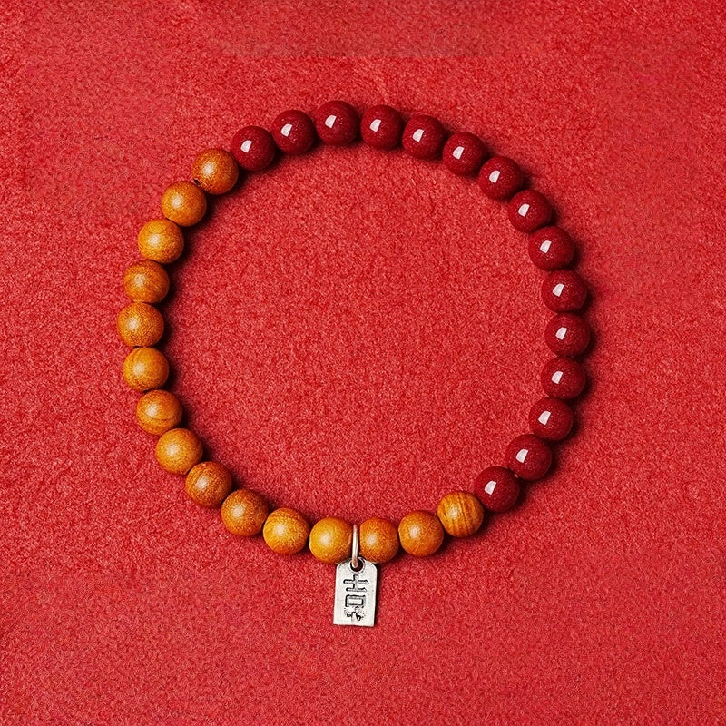 Eastculture Two-color auspicious cards Bracelet - Increase wealth