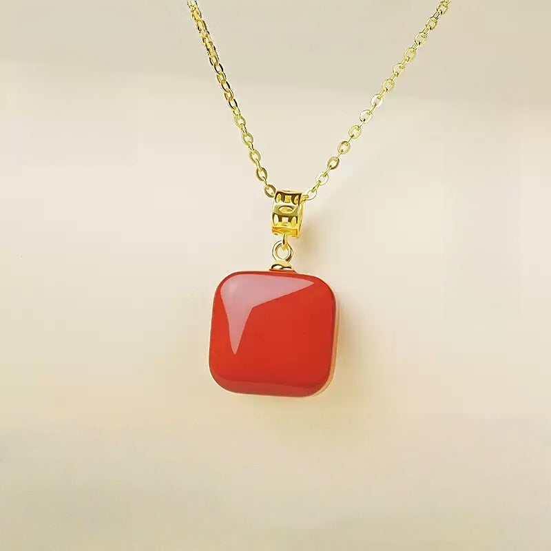 Eastculture Square Prosperity Necklace - Attract Abundance