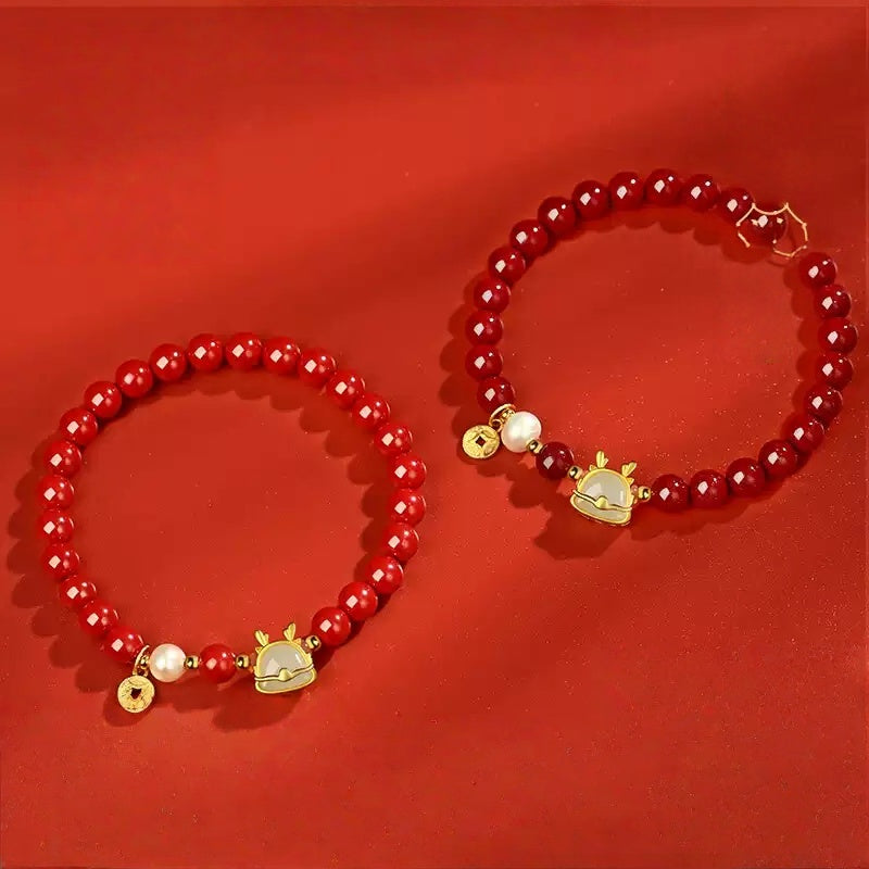 Eastculture Red Christmas elk Bracelet - Remove Bad Luck