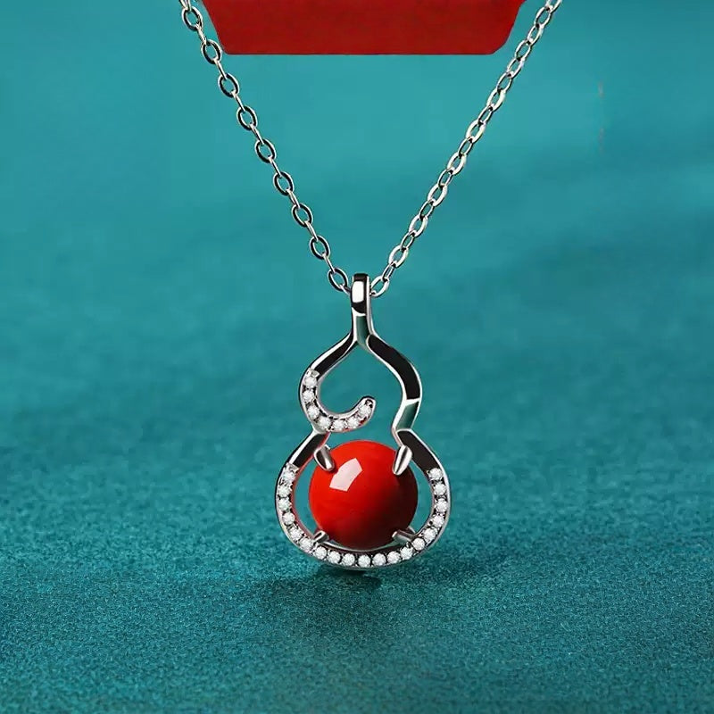 Eastculture Silver Gourd Necklace - Remove Bad Luck