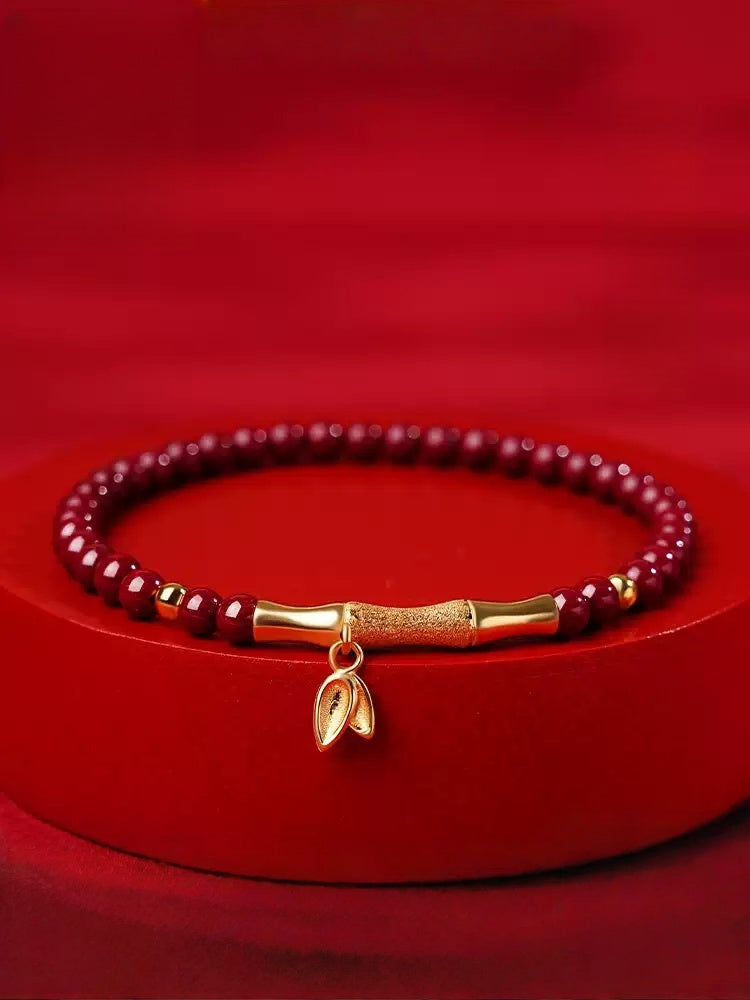 Eastculture Golden Bamboo Bracelet - Feng shui metaphysics