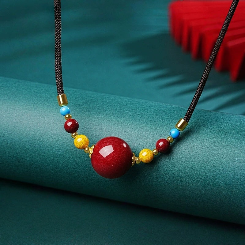 Eastculture Five Beads Return to One Protection Necklace - Ward Off Negativity