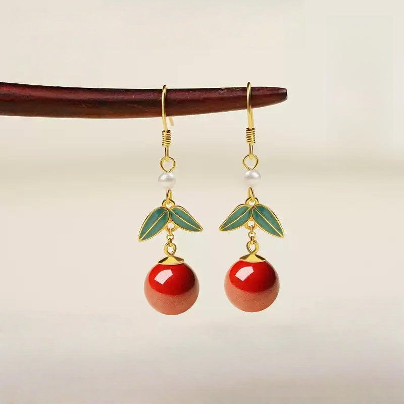 Eastculture High-end designer designs green leaves Earrings - Love Attractor