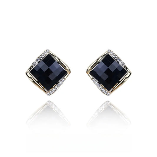 Eastculture Obsidian gemstone earrings