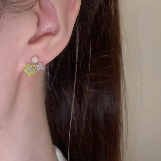 Eastculture Green Bodhi earrings