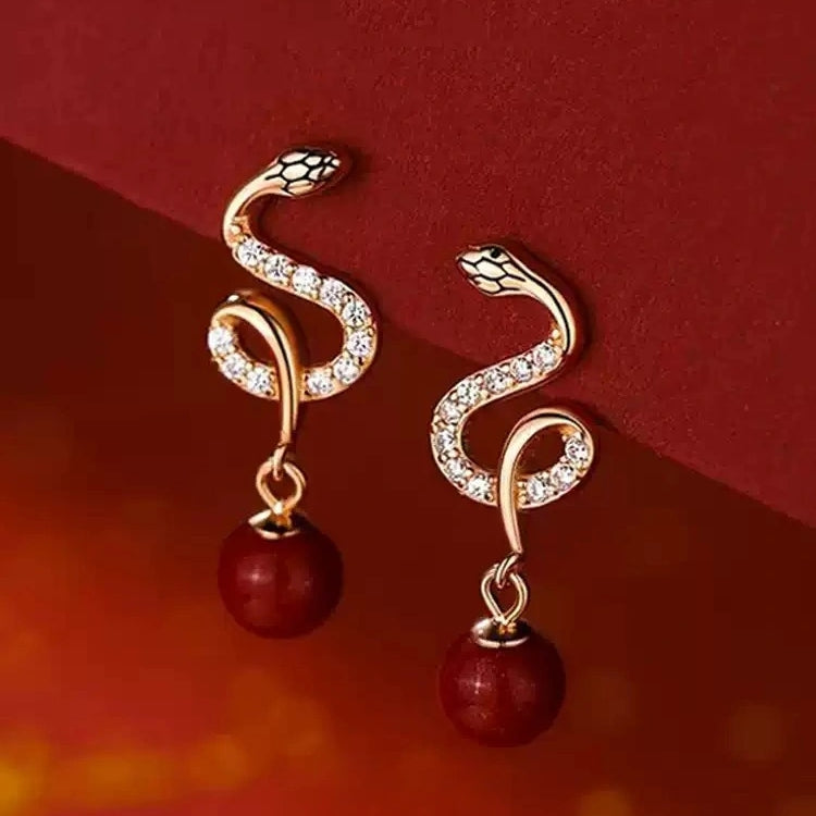 Ruby Desire Earrings