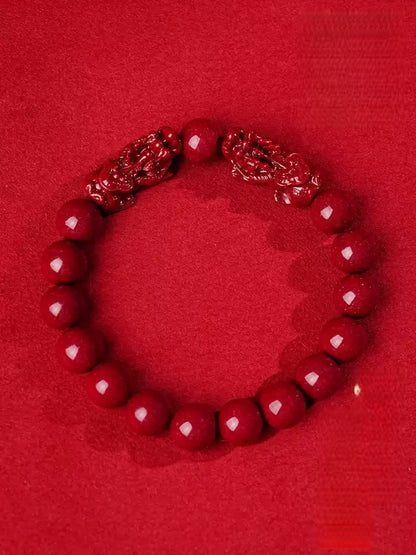 Eastculture Double Auspicious Pixiu Bracelet - Increase Luck