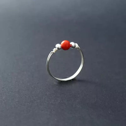 Eastculture Silver Ruby Ring  - Break Negative Cycles