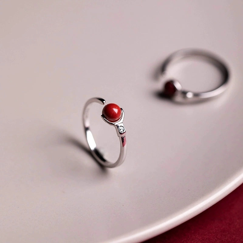 Eastculture Fine silver ruby Ring - Increase wealth