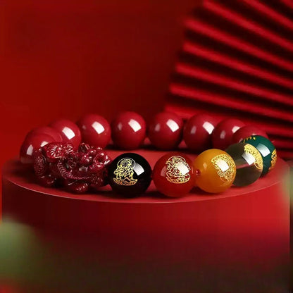 Eastculture Five Elements to Ward Off Evil Spirits Bracelet - Increase Luck