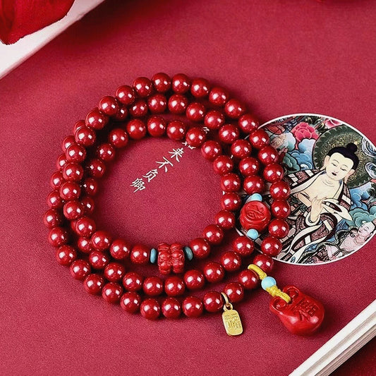Eastculture Long pendant Bracelet - Health & Longevity Blessing