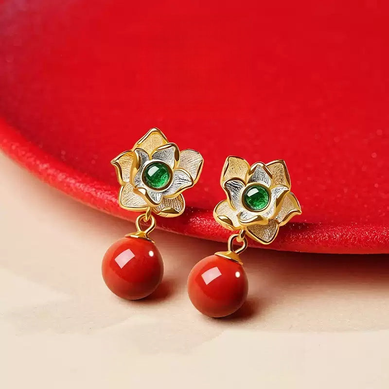 Eastculture Super exquisite honeysuckle Earrings - Health & Longevity Blessing