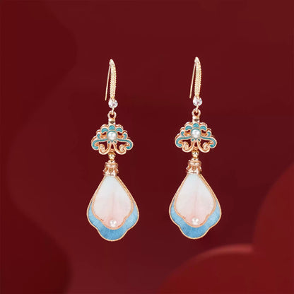 Eastculture Pink Feathers earrings