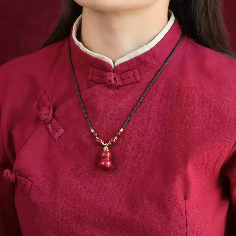 Eastculture Immortal Gourd Necklace - Boost Your Fortune