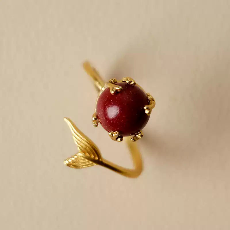 Eastculture Ocean Goldfish Tail Ring  -Get love