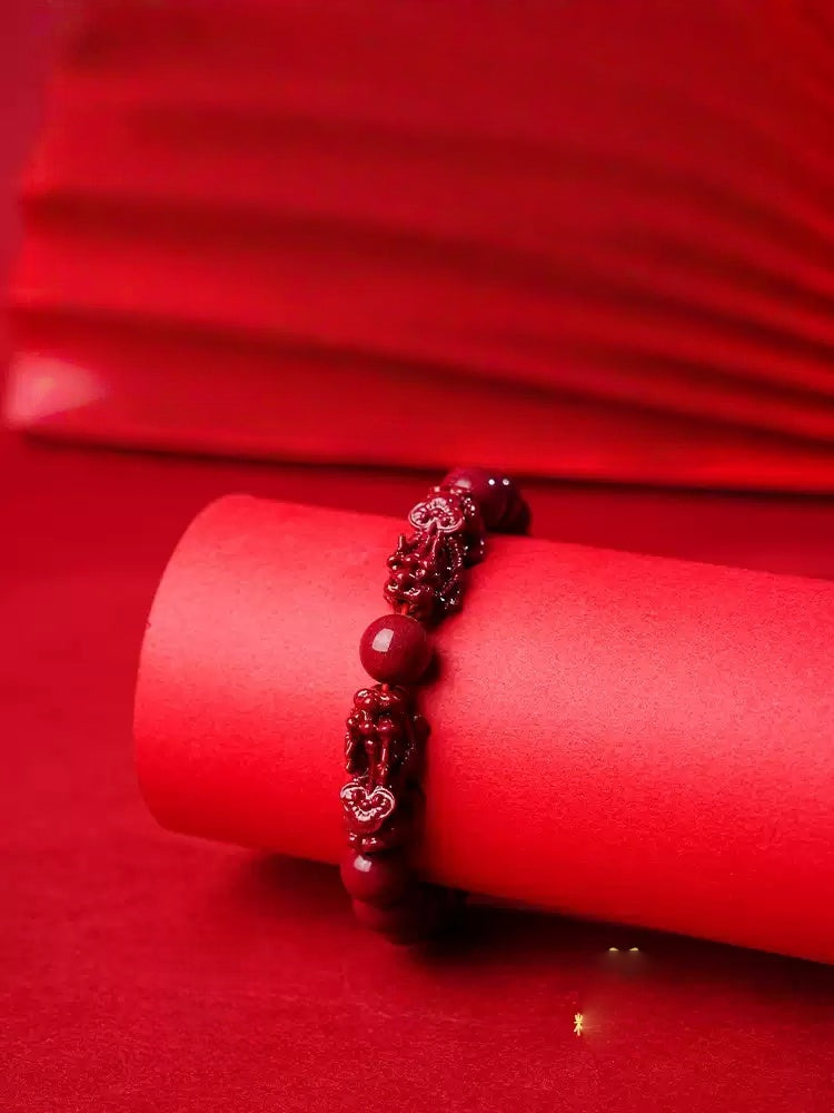 Eastculture Double Auspicious Pixiu Bracelet - Increase Luck